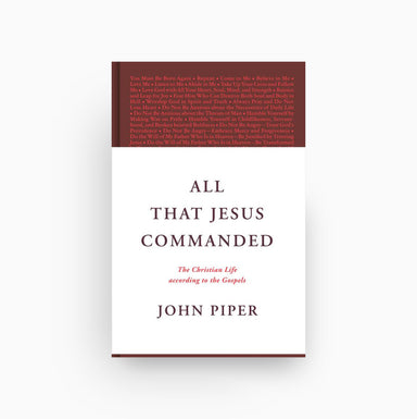 Cover of All That Jesus Commanded