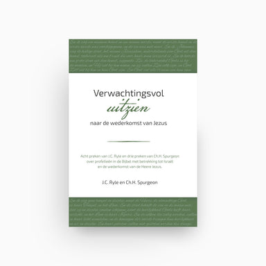 Omslag van Verwachtingsvol uitzien naar de wederkomst van Jezus