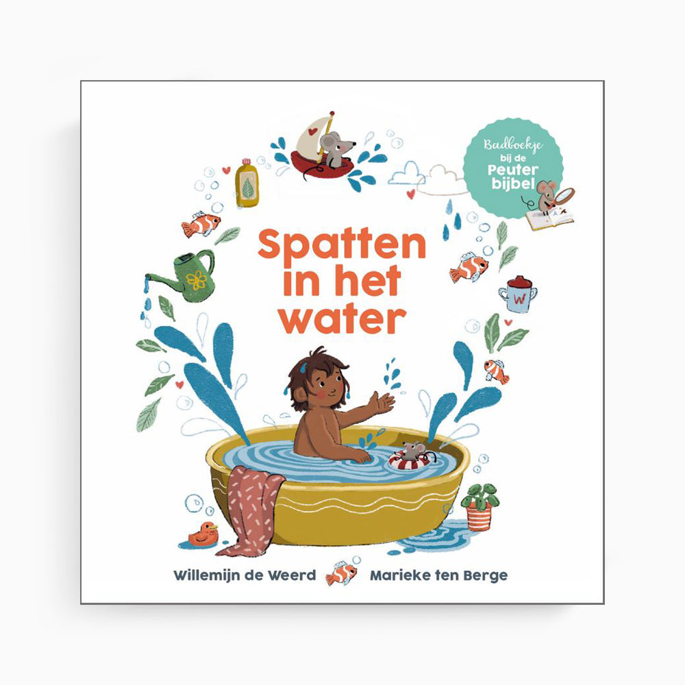 Spatten in het water